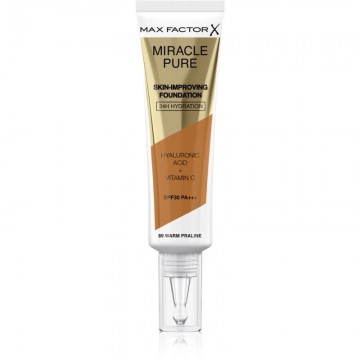 Max Factor Miracle Pure Skin-Improving Foundation 24h Hydration Spf30 89-Warm Praline 30ml