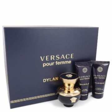 Versace Pour Femme Dylan Blue Set Regalo 50ml EDP + 50ml Lozione Corpo + 50ml Gel Doccia