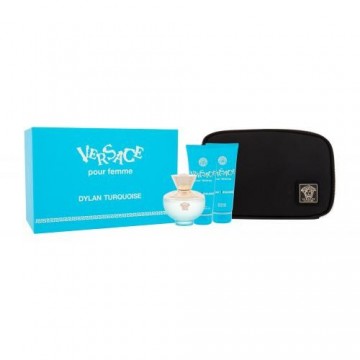 Versace Pour Femme Dylan Turquoise Set Regalo 100ml EDT + 100ml Shower Gel + 100ml Body Gel+ Bag